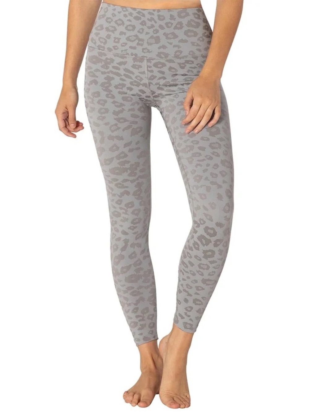 Beyond Yoga Leopard High Waisted Midi Leggings